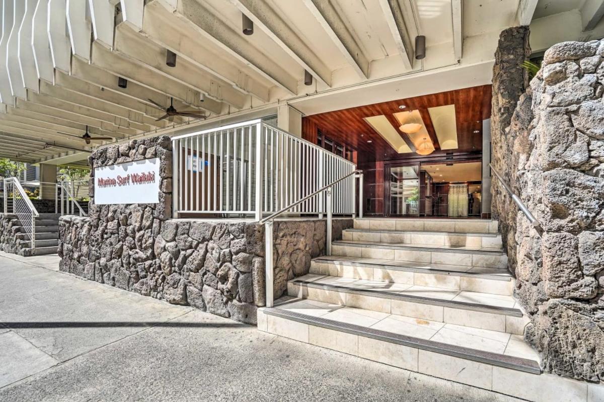Heart Of Waikiki Marine Surf Waikiki Condo Honolulu Exteriör bild